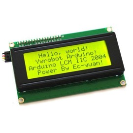 Hailege 2004 20X4 LCD Display LCD Screen Serial with IIC I2C Adapter Yellow Green Colour LCD Raspberry Pi