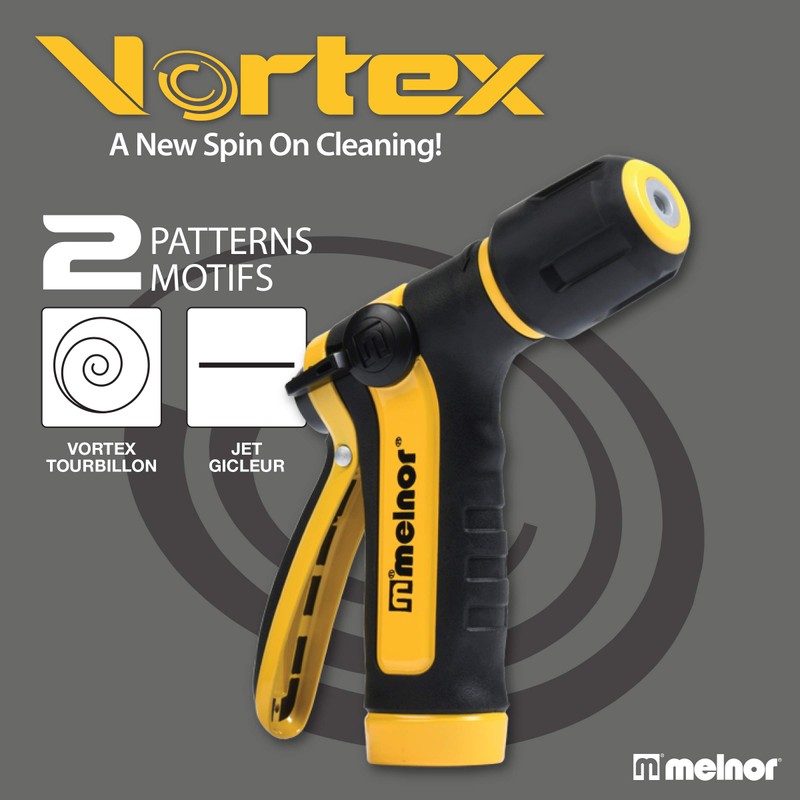 Melnor 65119-AMZ 2-Pattern Vortex Garden Hose Sprayer Nozzle, QuickConnect Product