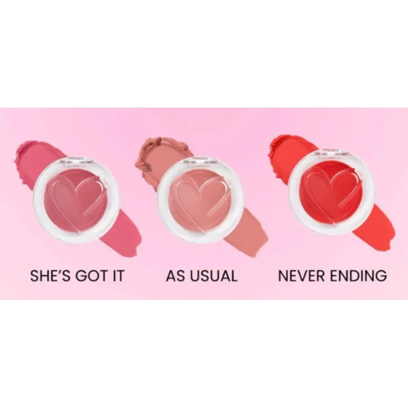 Set 3 Rubores Mejillas Labios Blushin Cute Beauty Creations® Stay