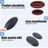 Car Front Rear Emblems Trim Cover Compatible with Subaru Crosstrek
