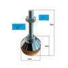 Heavy Duty Machine Foot Set of 4 Various Sizes 2