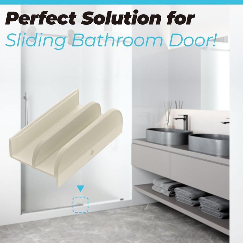 PalpitateC M6219 Sliding Shower Door Bottom Guide fits for Sliding