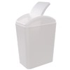 Sosody 20L Plastic Swing Top Garbage Bin, Swing Lid Waste