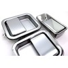 Chrome Outside Exterior Full Door Handles 3-PC Set Includes Driver