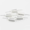 Qjaiune 10Pcs Cement Resistor 5W 0.47 Ohm Resistor, Ceramic Resistor