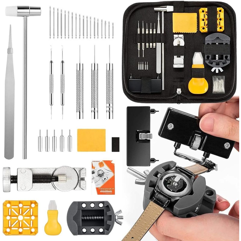 Kit de Reparación de Relojes con Herramienta para Quitar Eslabones