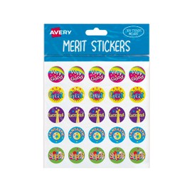 Avery Caption 1 Merit Stickers (Pack of 300)