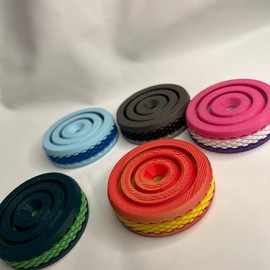 Gyro Spinner 3D Printed Decor - Color: Pink White Purple