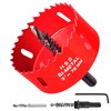 3 Inch/76mm HSS Bi-Metal Hole Cutter with Pilot Drill Bit,