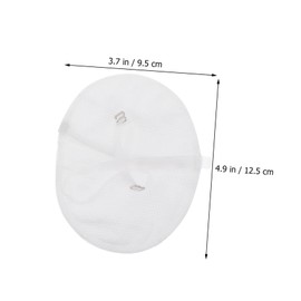 Mobestech Elegant Practical 1 Pair Underarm Sweat Absorbing Pads White Cotton Material Odor Control for Women's Everyday Wear