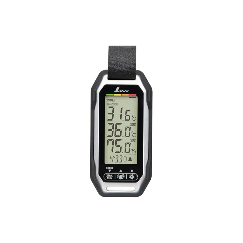 Shinwa 73239 Portable Simple Heatstroke Meter, Plus Dustproof, Waterproof, Vibration