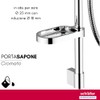 Schläfer 2817022 Soap Dish for Adjustable Shower Rail, Practical with