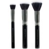 Beauty Junkees - Pinceles de maquillaje de doble fibra, Juego