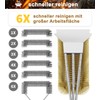 Grillbürste Messing, TNTOR Grill Reinigungsbürste mit Extra Langer Messing Borsten,