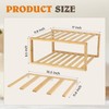 JAYOBGO Boot Hangers Hanging Shoe Rack Wall Mounted Floating Tall