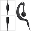 APX7000 G shape Ear hook Microphone Earpiece for Motorola DP4800