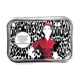 Popular Creations Contact Lens Case with tweezer, lens case, and solution bottle. Leopard Woman