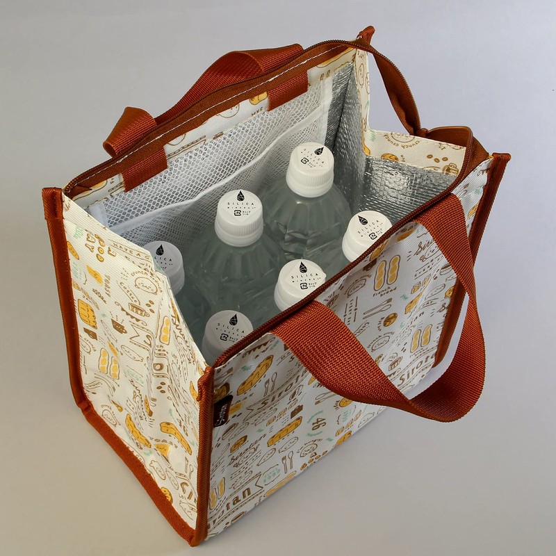 Good Plus (GoodPlus+) White Lantern Lunch Tote, Stylish, Lunch Bag,
