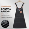 Thickened Canvas Apron Bike Maintenance and Repairing Apron Carpentry Craftsman