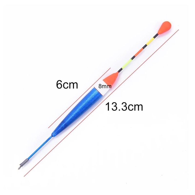 Juego de 10 Flotadores de Pesca con Luminosidad