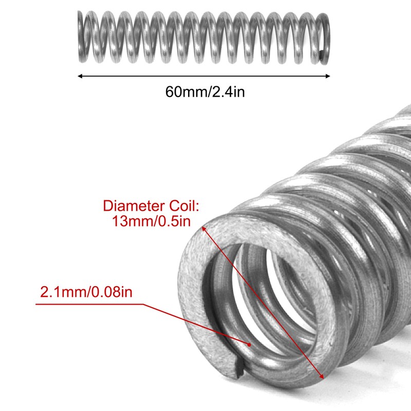 GUNGY Compression Spring Stainless Steel Spring Compression Springs 60 mm