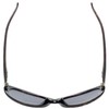 Calabria 828 Oversized Oval BiFocal Reading Sunglasses +2.50 Onyx Women
