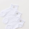 Champion CBSCY301 Plain Socks, Kids (3 Pairs), Antibacterial, Odor Resistant,