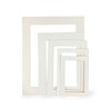 10 PCS White Picture Mounts, 5 Sizes Photo Mounts Mats