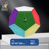 YuXin Teraminx Stickerless 7x7 Dadecahedyon Cube12 Sided Cube Puzzle Gigaminx