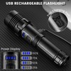 BEFAMALI Rechargeable Flashlights High Lumens, 990,000 Lumens Super Bright Flashlight
