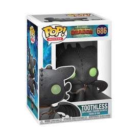 Funko Pop! Vinyl: How To Train Your Dragon 3: Toothless - Figura in Vinile da Collezione - Idea Regalo - Merchandising Ufficiale - Giocattoli per Bambini e Adulti - Movies Fans