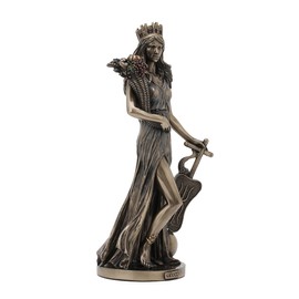 Veronese Design 11 1/4 Inch Tyche Greek Goddess of Fortune Home Decor Resin Statue Bronze Finish