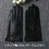Nappaglo Ladies’ Short Leather Gloves, Winter, Smartphone-Compatible, Handmade, Work, Driving,