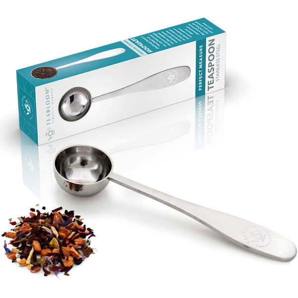 Teabloom Perfect Measure Loose Leaf Tea Spoon - Premium Quality Stainless Steel Tea Scoop – Tea Connoisseur's Choice