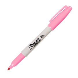 Sharpie Pink Fine Point Permanent Marker Sharpie Pen 1 Count Office Supplies