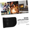 Ciieeo Fireproof Fireplace Mat Half Fire Resistant Floor Pad for