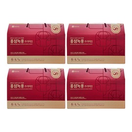 Chong Kun Dang Health Red Ginseng Deer Antler Premium 50ml x 30 packets (4) / 종근당건강 홍삼녹용 프리미엄 50ml x 30포 4개 (hi)