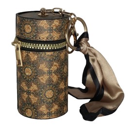 Jinweixb Lipstick dispenser, perfume lip gloss nail polish storage box, with scarf gold key chain, can be hung on any women's bag