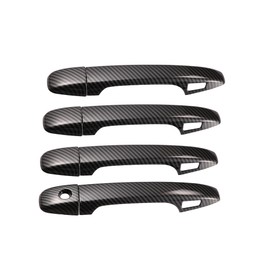 INFINAUTO 4pcs Exterior Outside Door Handle Cover for Subaru for Outback for Legacy for WRX for Forester 2015-2022 Stylish Design