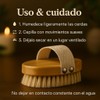 Cepillo Corporal Exfoliante de Bambú con Cerdas Vegetales para Cepillado