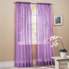 Comfy Deal 2 paneles de cortina de gasa transparente para