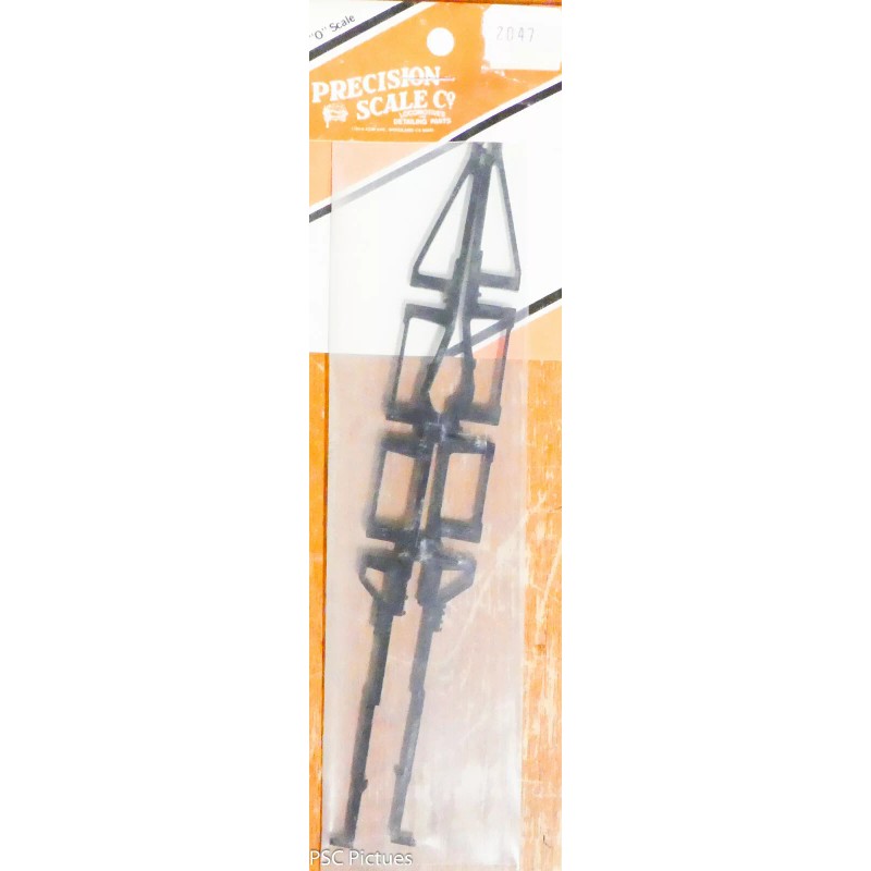 Precision Scale On3 #2047 Frames, Main, for: SP 4-6-0 #8,