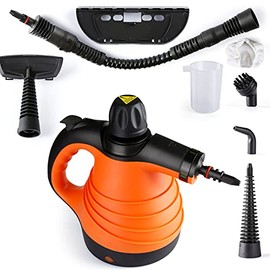 Handheld Steam Cleaner, Steamer for Cleaning, 350ml Large Capacity Multi-Purpose Steam Cleaners for Home Use with 9-Piece Accessories, Powerful Steam Cleaner Machine for Home, Auto, Patio, More