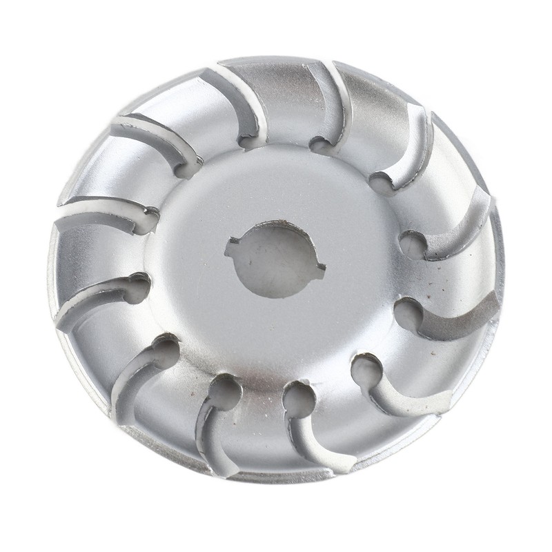 90mm 12 Tooth Polishing Disc Silver Wheel Manganese Steel Woodworking