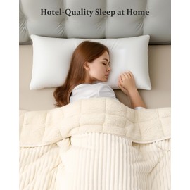 CYK Weighted Blanket 15 lbs for Adults Queen Size 60"x80" - Dual-Sided Fleece & Sherpa Blanket - Heavy Plush Flannel Winter Warm Blanket for Bed and Couch