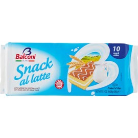 Balconi "Snack al Latte" Milk Sponge Cakes 280g / 9.9oz