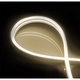 Xtreme XLB71054WHT 6.5ft Neon Led Strip Bendable Durable Works with Any 5V USB Power Source Make Unique and Colorful Words, Phrases and Shapes to Illuminate Any Space, Fast DIY Installation, White