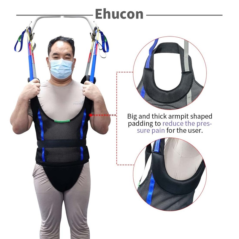 Ehucon Comfort Padded Patient Lift Walking Sling,500lbs Safety Loading Weight,Medical