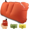 InstantCamp Ultra Light Inflatable Backpacking Travel Pillow - Compact, Ergonomic,