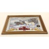 Old Milwaukee The Timber Wolves Beer Mirror Sign Nature Series